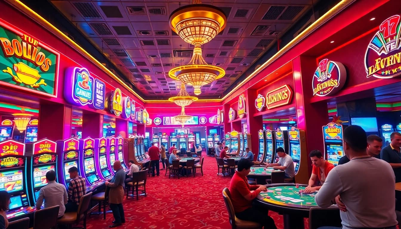 Raih kemenangan bermain dentoto di kasino yang meriah dengan berbagai mesin slot.