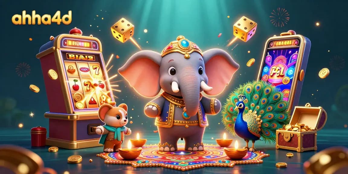 Menangkan permainan di ahha4d dengan jackpot mesin slot yang memukau dan karakter menarik.