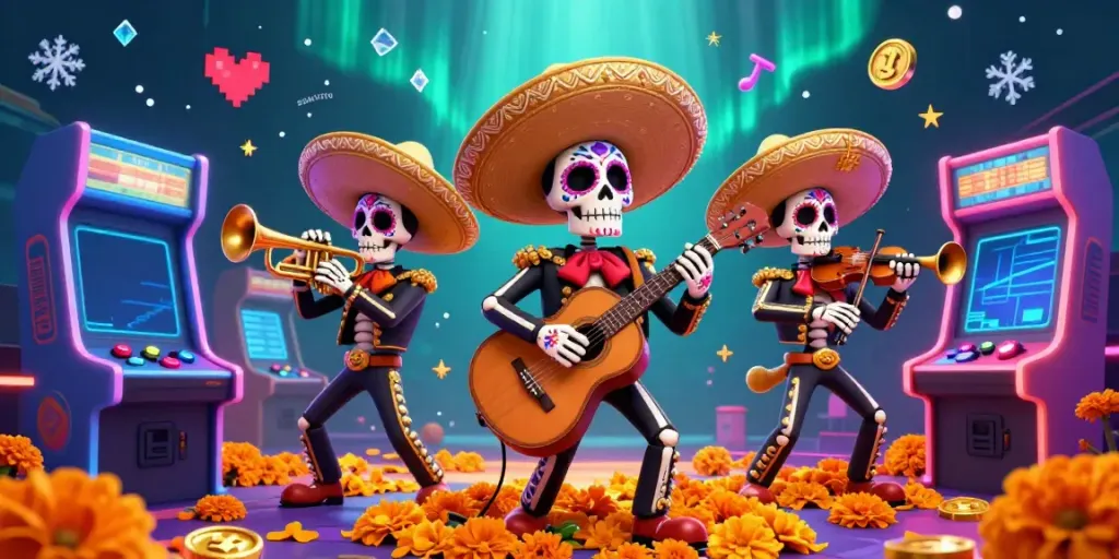 SOMATOTO brings a lively mariachi-themed casino scene with dynamic gaming elements for an engaging gambling experience.