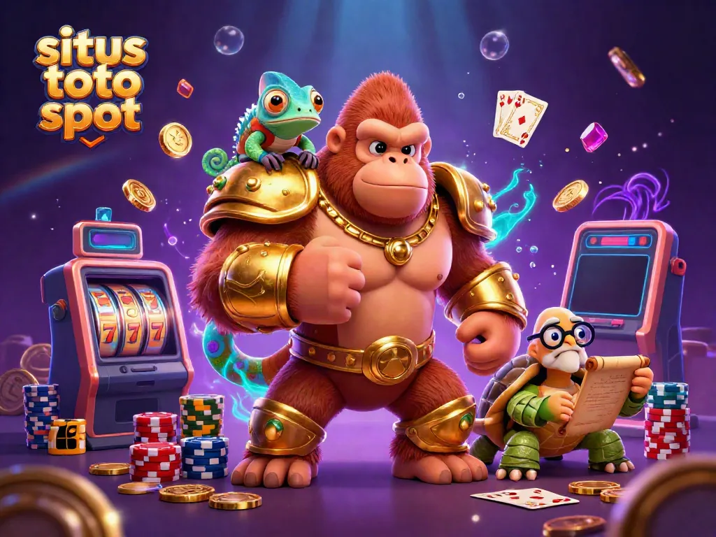 Menangkan jackpot di situs toto slot dengan raja gorila yang kuat dan teman-teman cerdasnya.