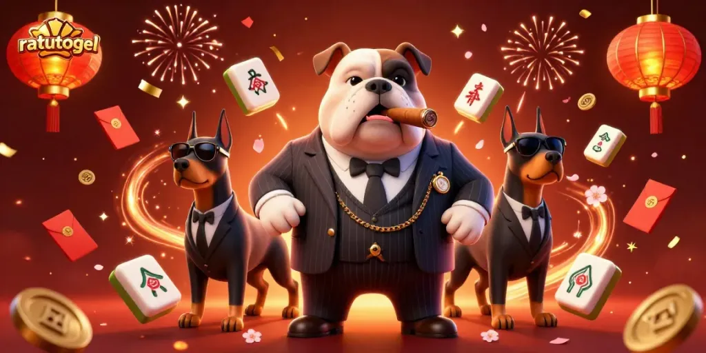 Engage with the thrilling experience of ratutogel gaming amidst a vibrant, festive atmosphere.