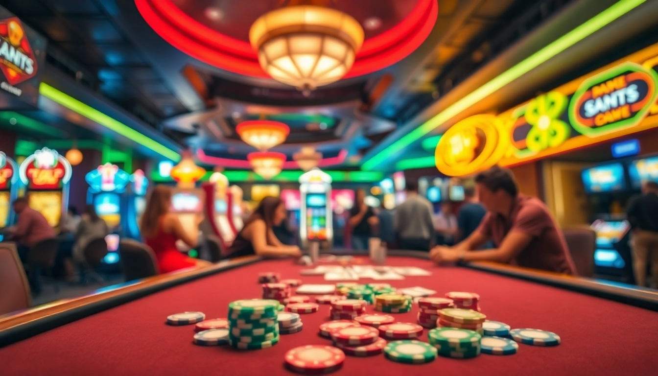 Permainan buntogel seru di kasino yang ramai penuh pengalaman dan kegembiraan.