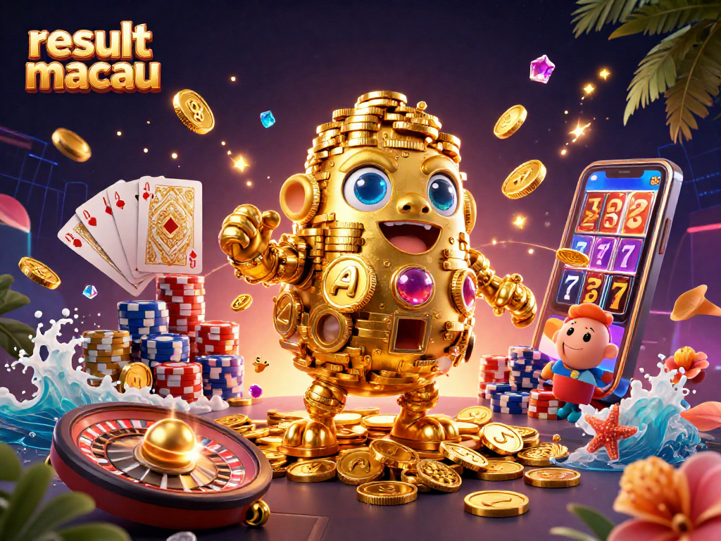 Melihat hasil macau, golem emas kuno dan simbol slot berpadu menyatu dalam aksi kasino yang mengesankan.