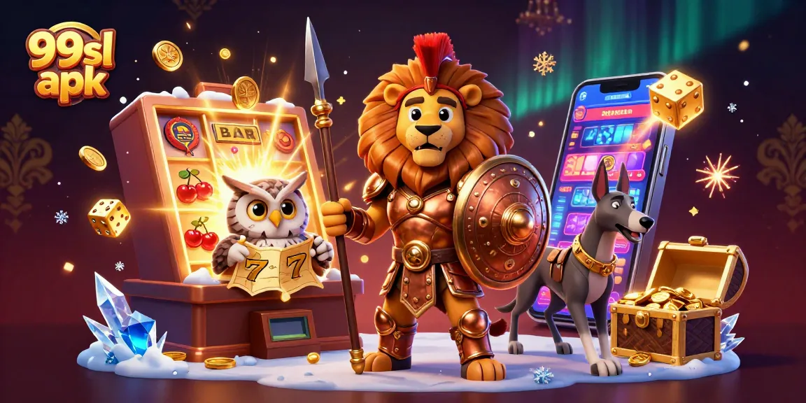 Experience the fun of 99sl apk with dynamic gaming characters and exciting casino elements!