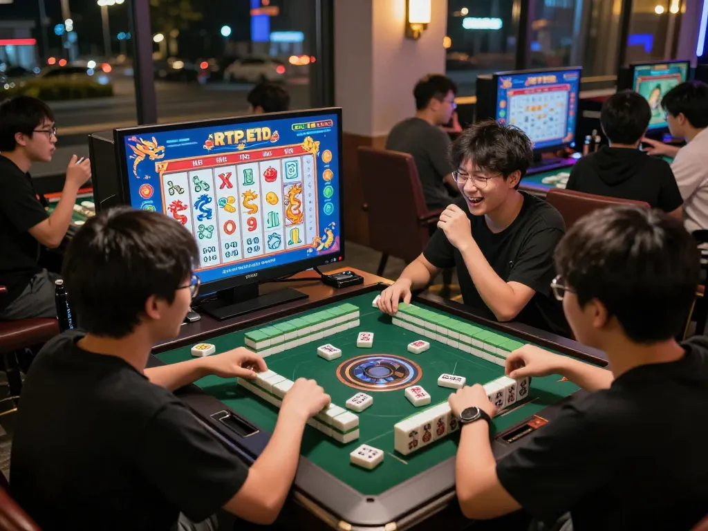 Pemain yang terlibat menikmati data RTP Mahjong Ways di ruang permainan digital yang hidup.