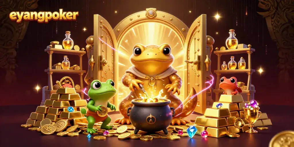 Pemain poker beraksi dalam permainan di Eyangpoker, memperlihatkan strategi dan kegembiraan bermain kartu.