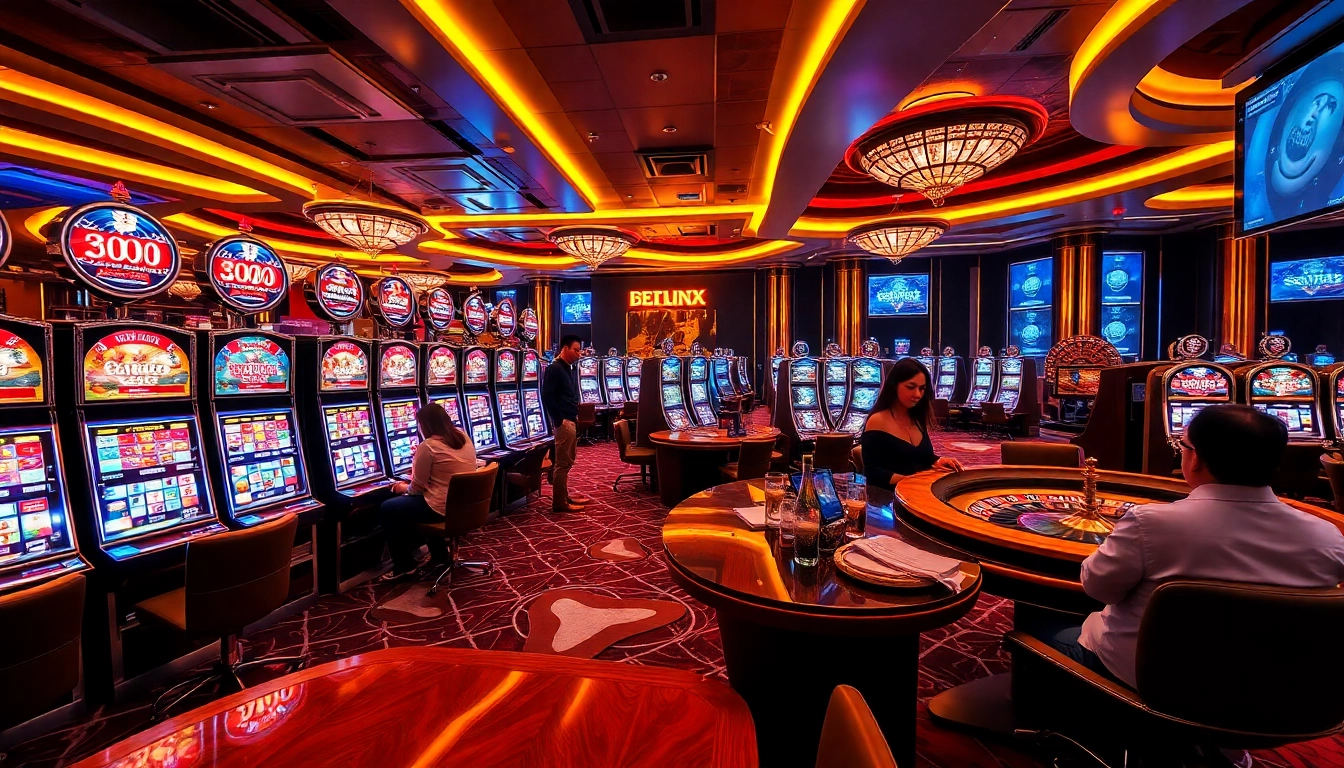 Experience thrilling gameplay at berlian888 with vibrant slot machines and engaging players.