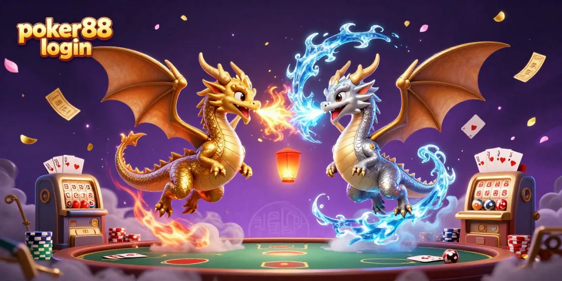 Engage in poker88 login for exciting gameplay with dynamic poker tables and animated dragons.