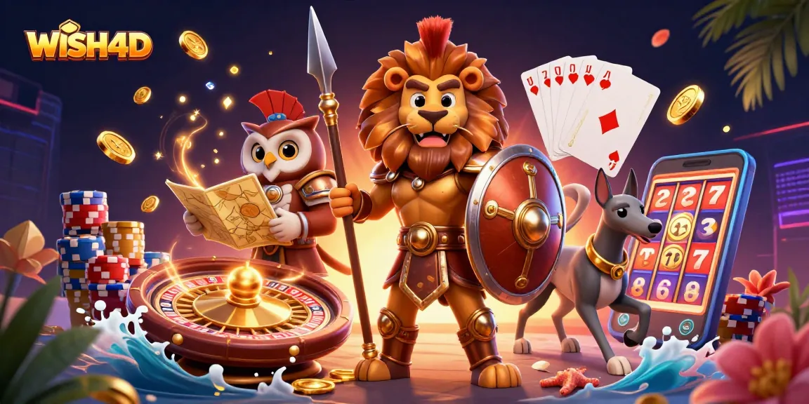 Gandakan kemenangan Anda di WISH4D dengan permainan kasino yang memikat dan penuh aksi.