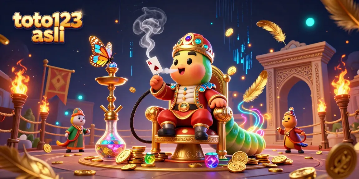 Spin to win at toto123 asli with engaging games in a vibrant, immersive casino scene.