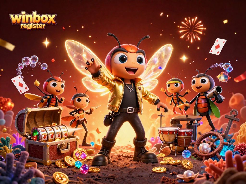 Engage with exciting winbox register action featuring vivid characters and dynamic casino elements.
