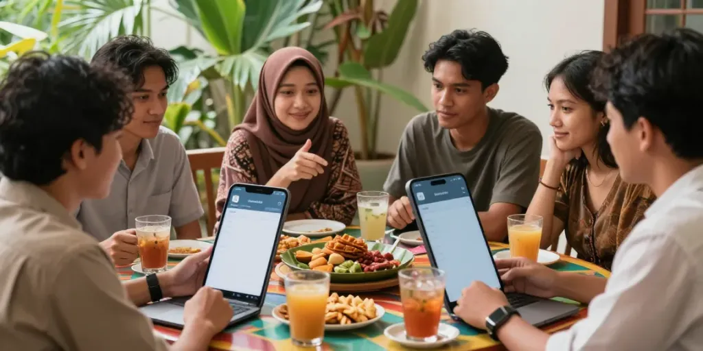 Diskusi mengenai bukumimpi138 dan interpretasi mimpi dalam suasana hangat bersama teman-teman.