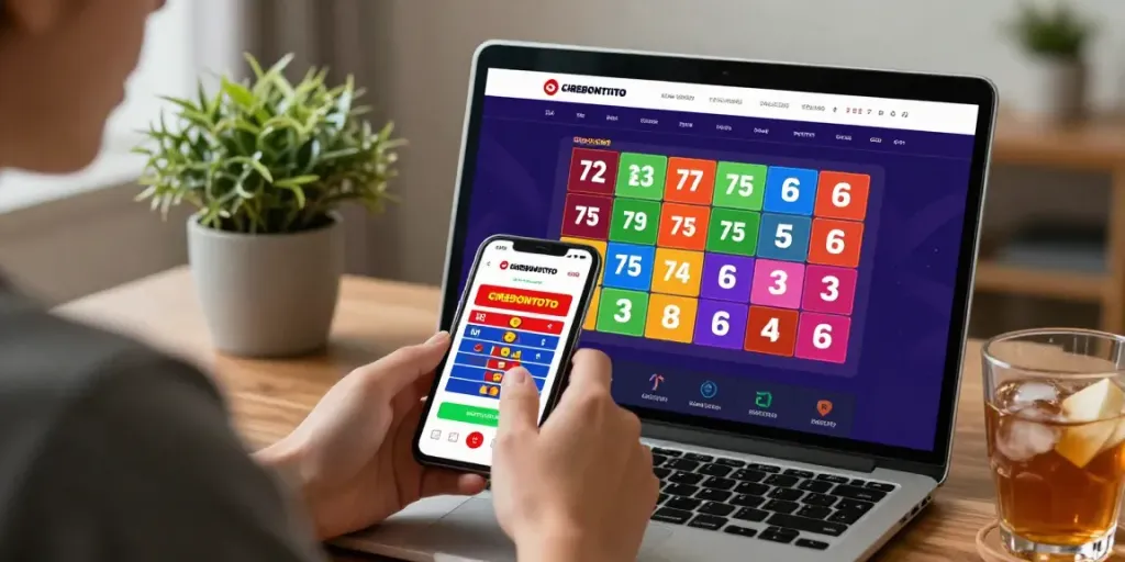 Pengguna CIREBONTOTO memainkan togel online dengan aplikasi di ponsel pintar.