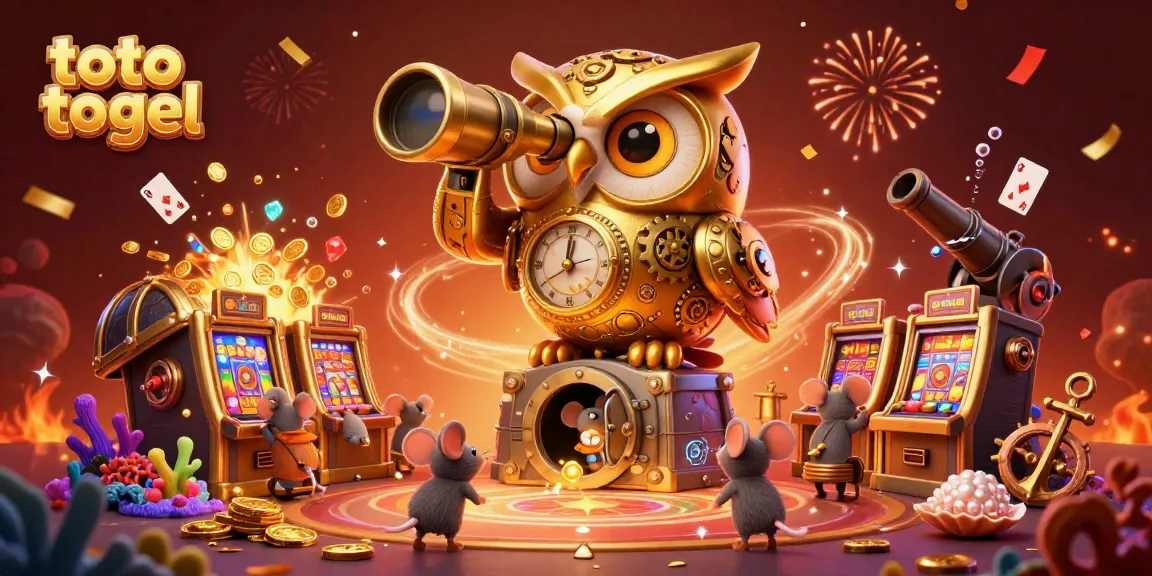 Experience the excitement of toto togel with vibrant casino-themed illustrations filled with dynamic elements.