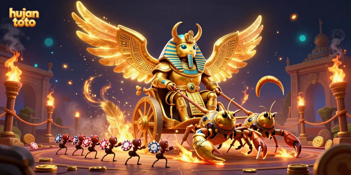 Experience the thrill of hujan toto with vibrant gambling elements and dynamic characters.