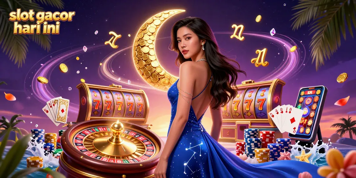 Engage with slot gacor hari ini through interactive gameplay and vibrant casino elements in a stunning 3D scene.