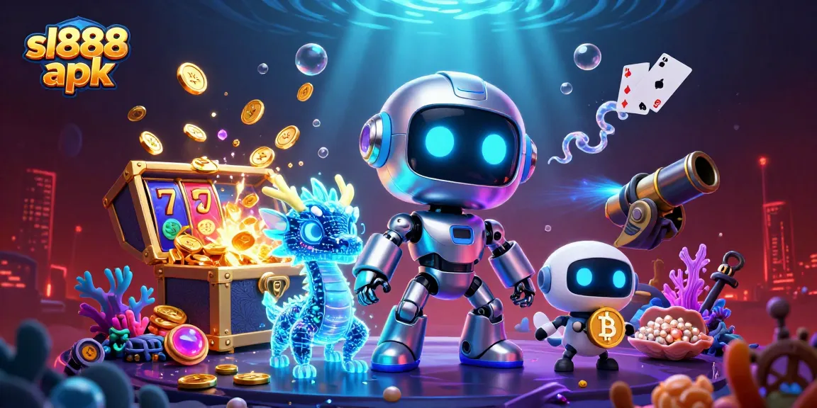 Experience exciting gameplay with sl888 apk featuring vibrant casino elements and characters.
