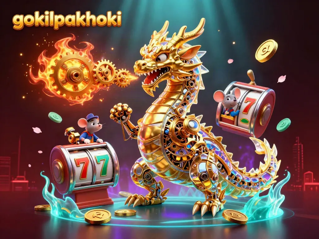 Permainan slot di gokilpakhoki yang penuh warna dan keseruan dengan komponen permainan menarik.