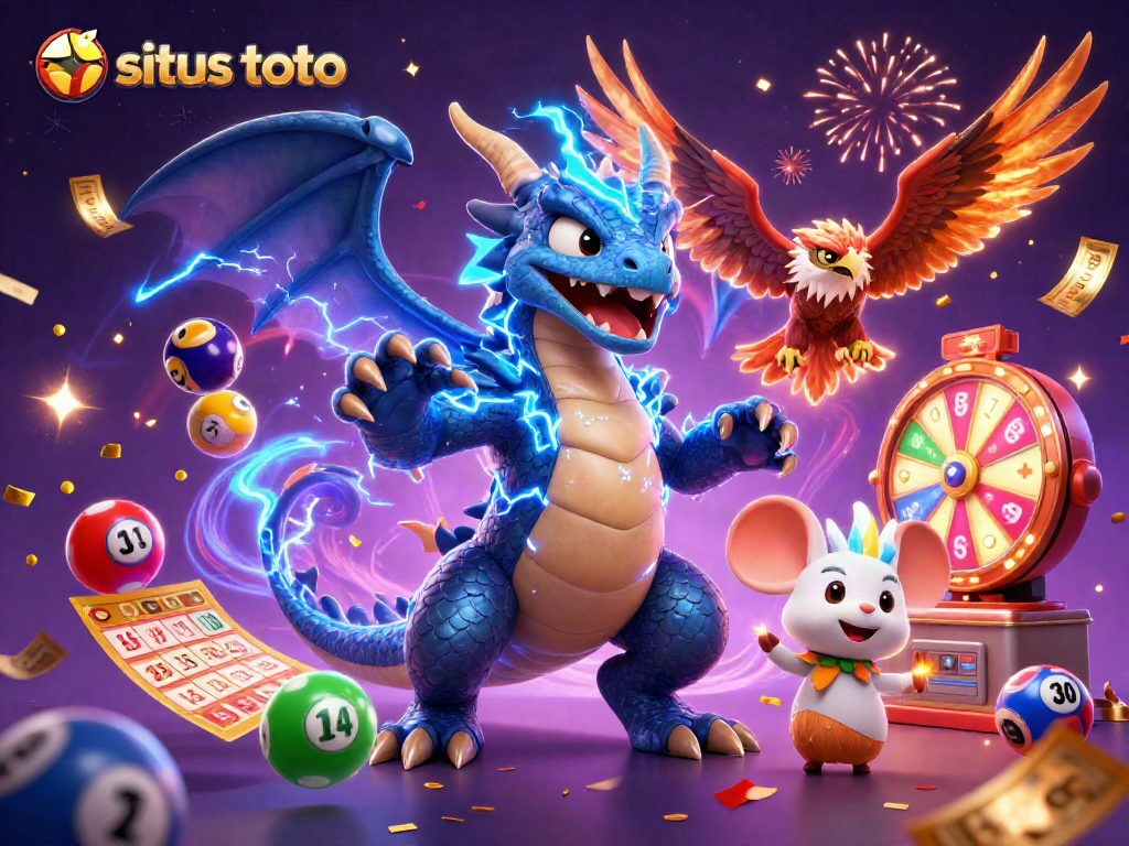 Situs toto menawarkan permainan lotere dengan suasana meriah dan penuh warna.