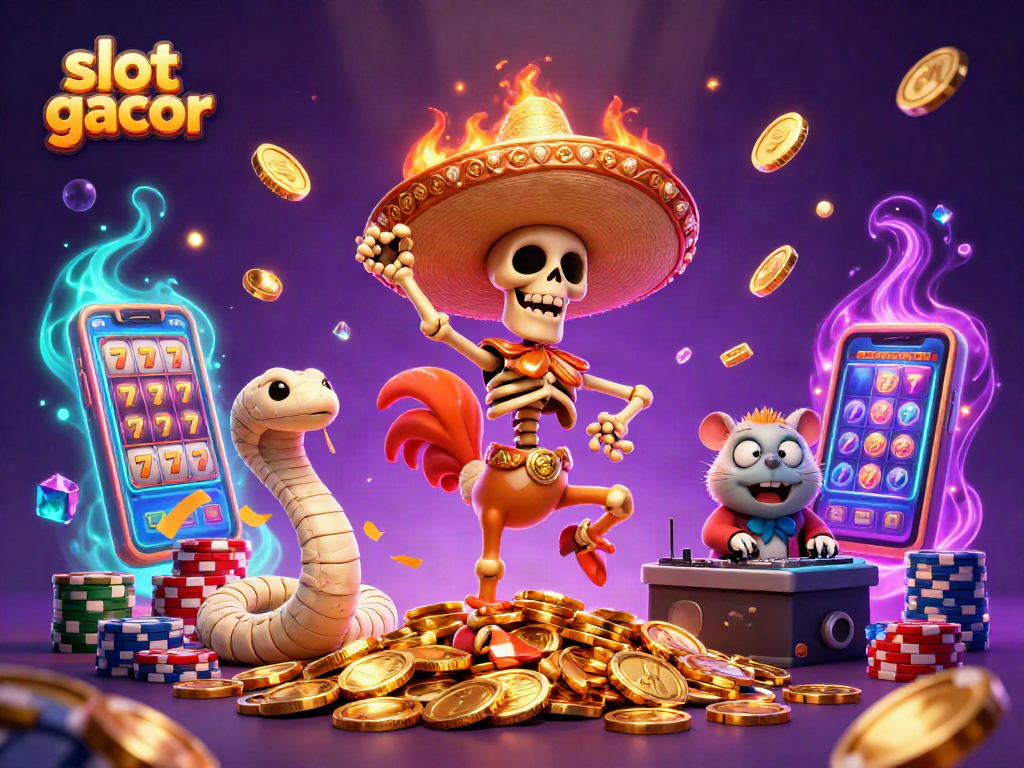 Menangkan slot gacor dengan ilustrasi kartun berwarna-warni menggembirakan!