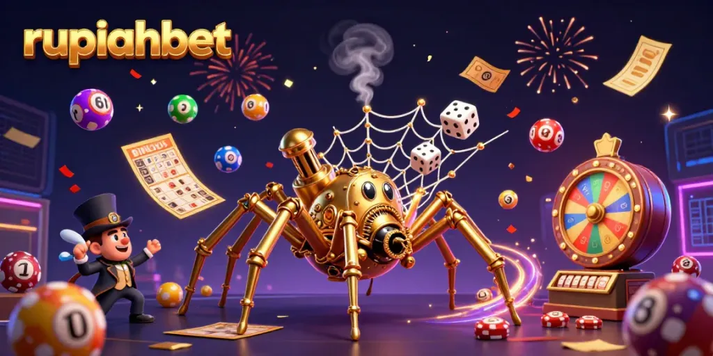Engage with the thrilling world of rupiahbet as steampunk elements merge with vibrant lottery games.
