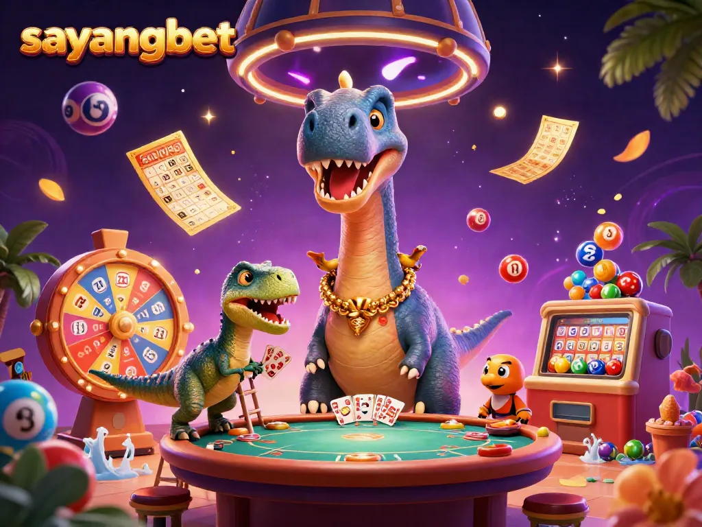 Experience big wins at Sayangbet with dynamic casino characters and vibrant game elements