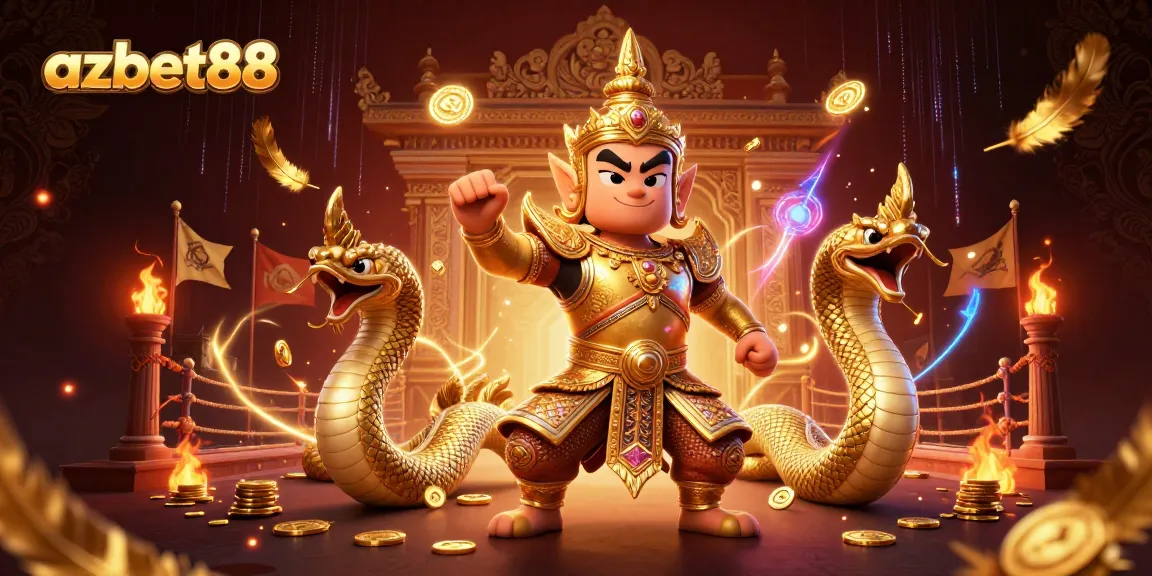 Experience thrilling action in azbet88's vibrant casino scene filled with gaming excitement and dynamic elements.