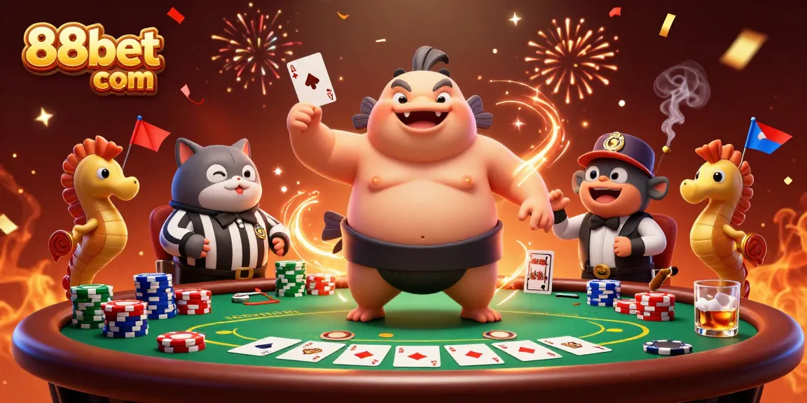 Experience fun betting moments at 88bet com showcasing a vibrant underwater casino scene.