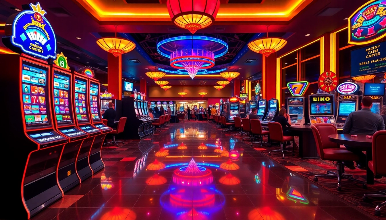 Menang besar dengan slot yang berkilau di kasino.