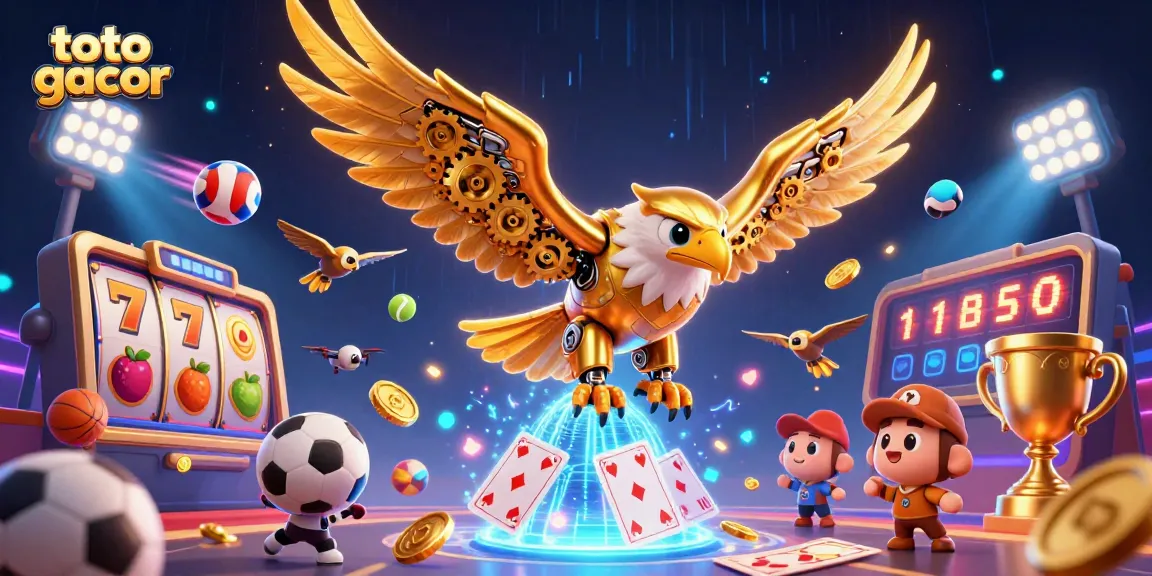 Gapai kemenangan dengan toto gacor sambil merasakan keseruan slot bergambar burung emas cybernetic.