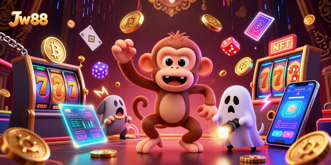 Play Jw 88 in a lively casino with mystical characters and vibrant gaming elements.