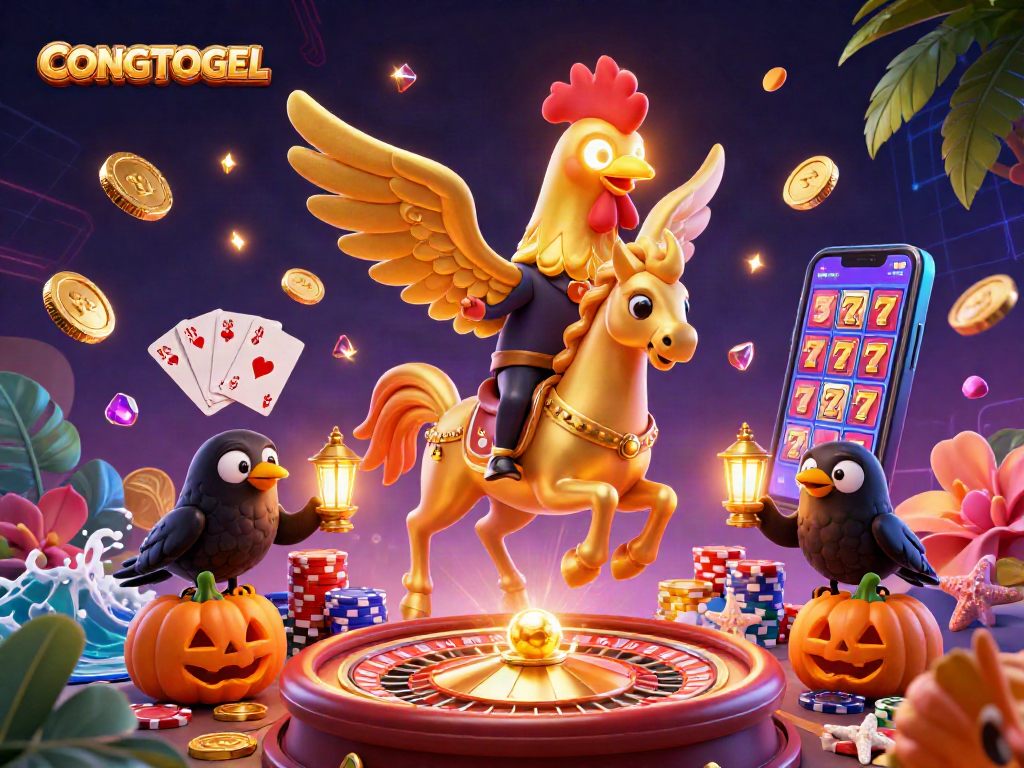 Play the exciting CONGTOGEL game with dazzling visuals and winning potential in a vibrant casino.