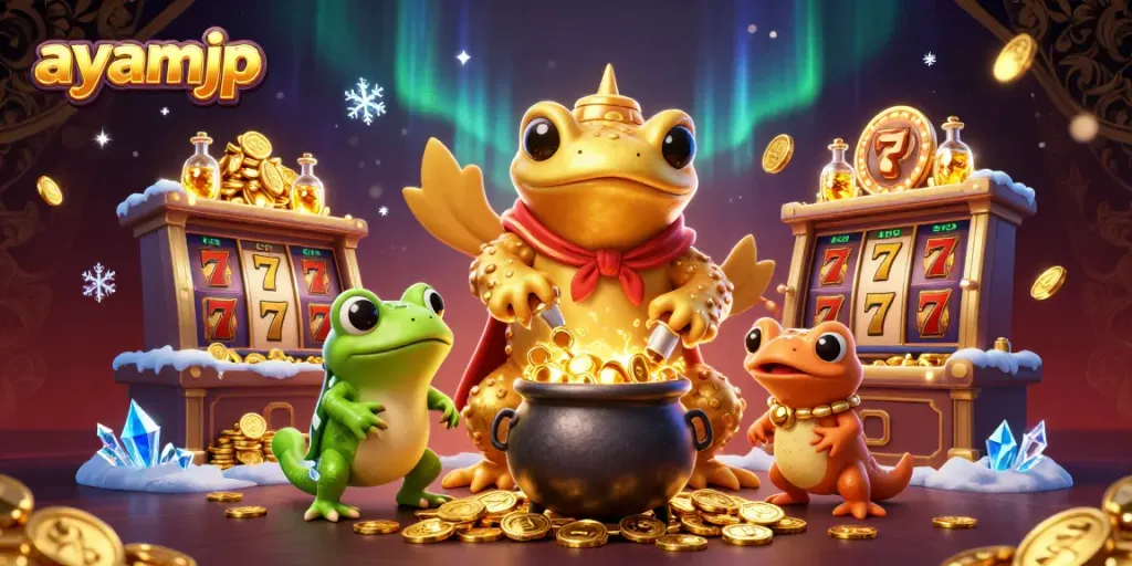 Engage with ayamjp to launch your thrilling slot adventures with dazzling gold coins and excitement.