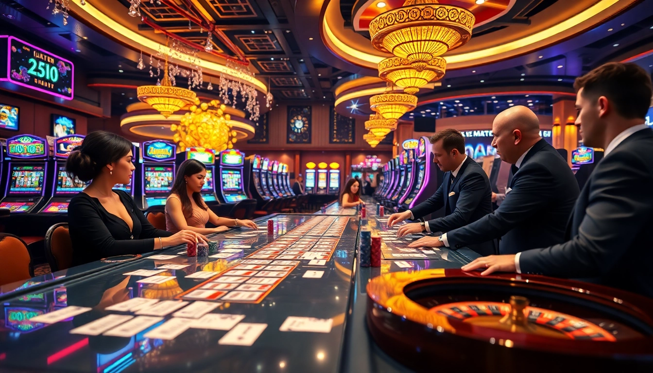 Xổ số 3 miền hôm nay results showcased at a luxurious casino drawing excitement from players