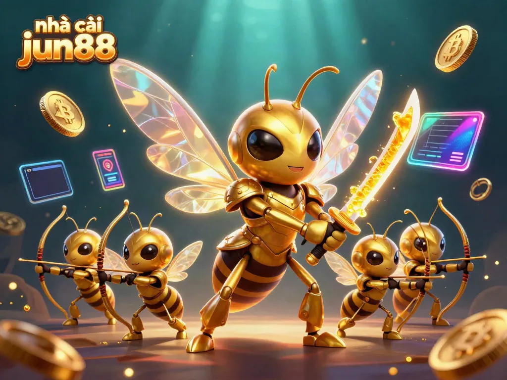 Experience thrilling gameplay with nhà cái jun88, featuring dazzling 3D characters and vibrant casino elements.
