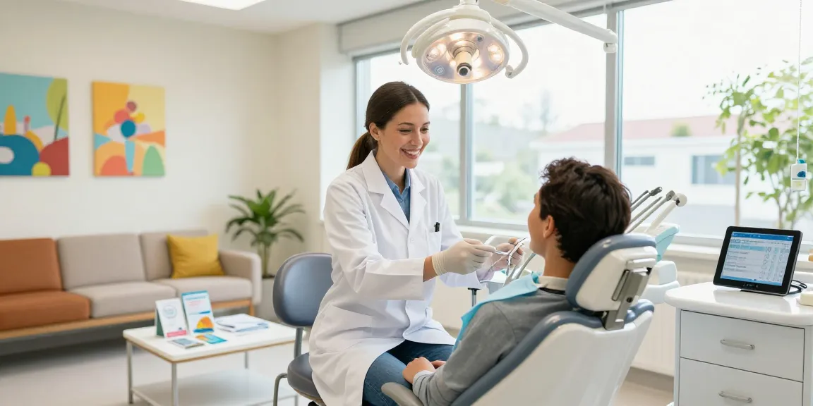 Visit a welcoming dental clinic with friendly staff and modern equipment.