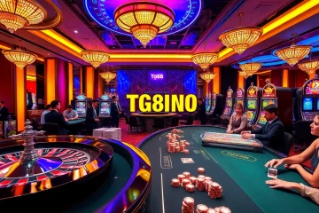 Experience the thrill of tg88 win as players celebrate big wins at a vibrant casino.