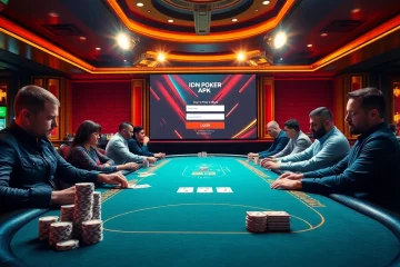 Experience the excitement of idn poker apk login with strategic gameplay at a luxurious casino table.