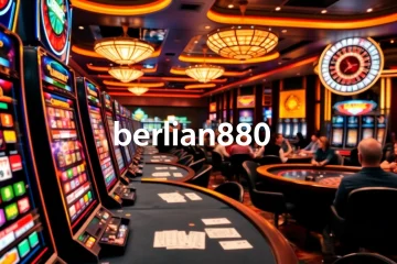 Experience the thrill of berlian888 login with vibrant casino visuals showcasing exciting gameplay.
