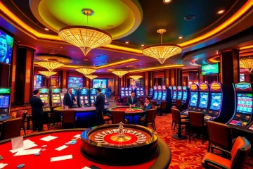 Experience the thrill of betting with NA777 at a luxurious casino featuring dynamic tables and exciting games.