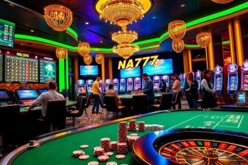 Experience the excitement of NA777 with professional dealers and vibrant casino games.